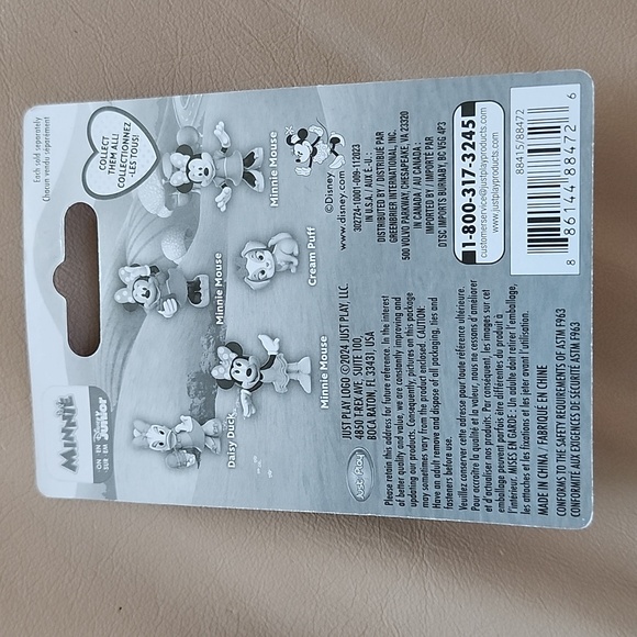 Disney Minnie Mouse Minifigure Collectible Toy Purple Dress and Pink Shoes - Picture 2 of 2